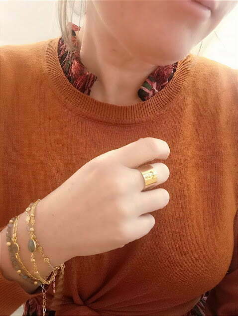 bijoux en laiton doré à l'or 24 carats