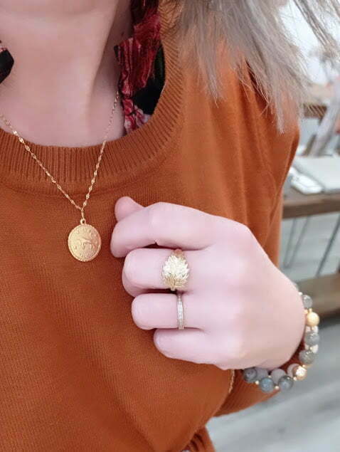 bijoux en laiton doré à l'or 24 carat pour femme