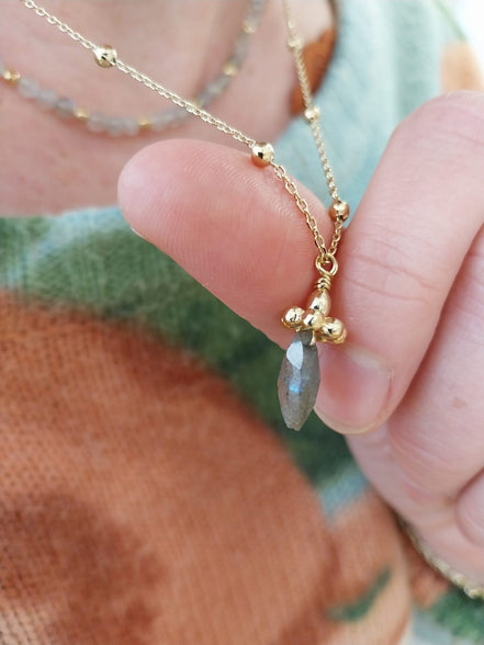 Collier FOI labradorite