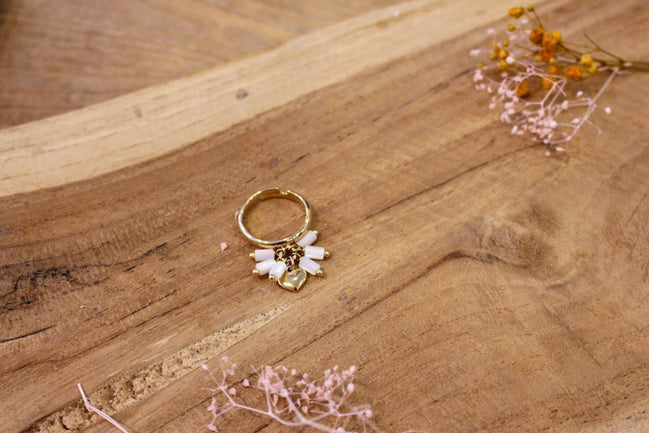 Bague AMOUR DE VACANCES nacre