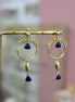 Idée cadeau bijou femme Boucles d'oreilles dorées femme longues