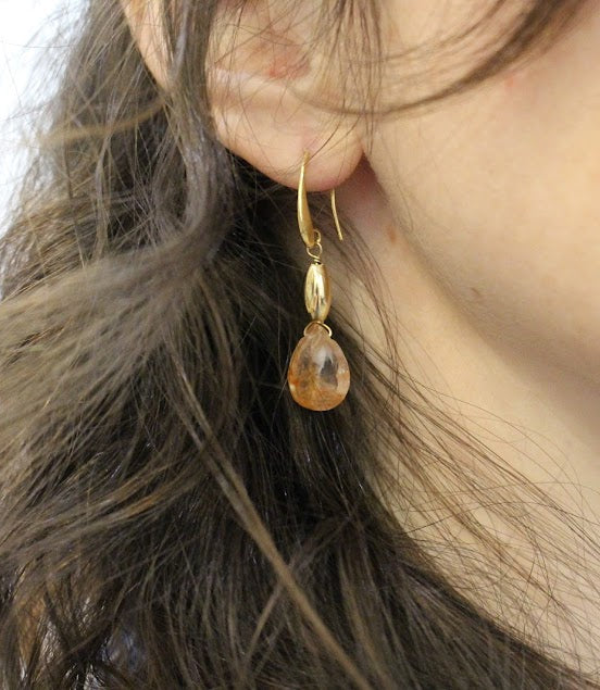 Boucles d'oreilles TOUT SIMPLEMENT cornaline