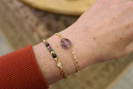 Bracelet INFINI améthyste