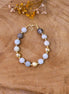 Idée cadeau bijou doré femme Bracelet perles amazonite dépolie