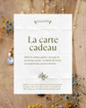 Carte cadeau numérique