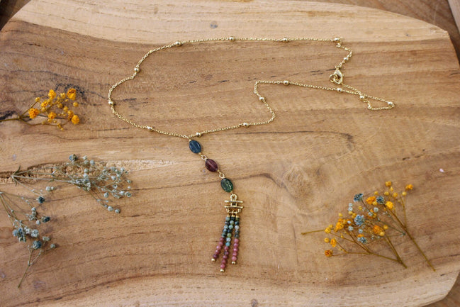 Collier MAYA tourmaline