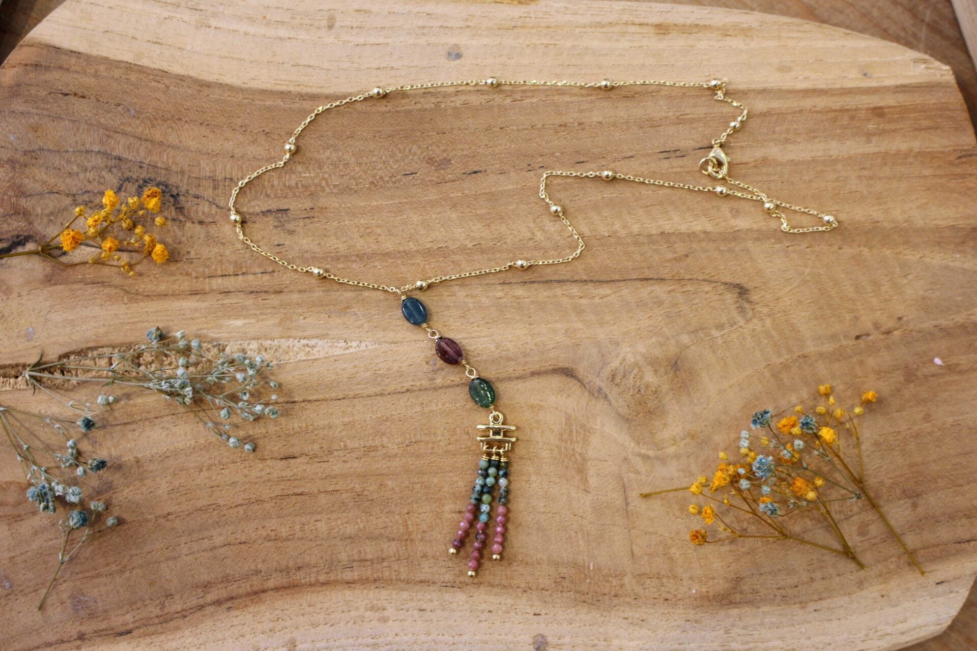 Collier MAYA tourmaline