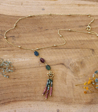 Collier MAYA tourmaline