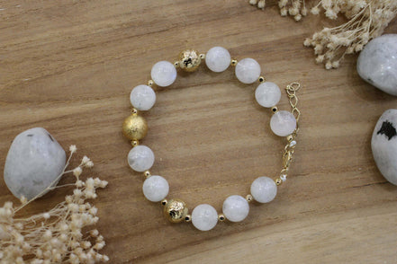 Bracelet NAMASTE pierre de lune