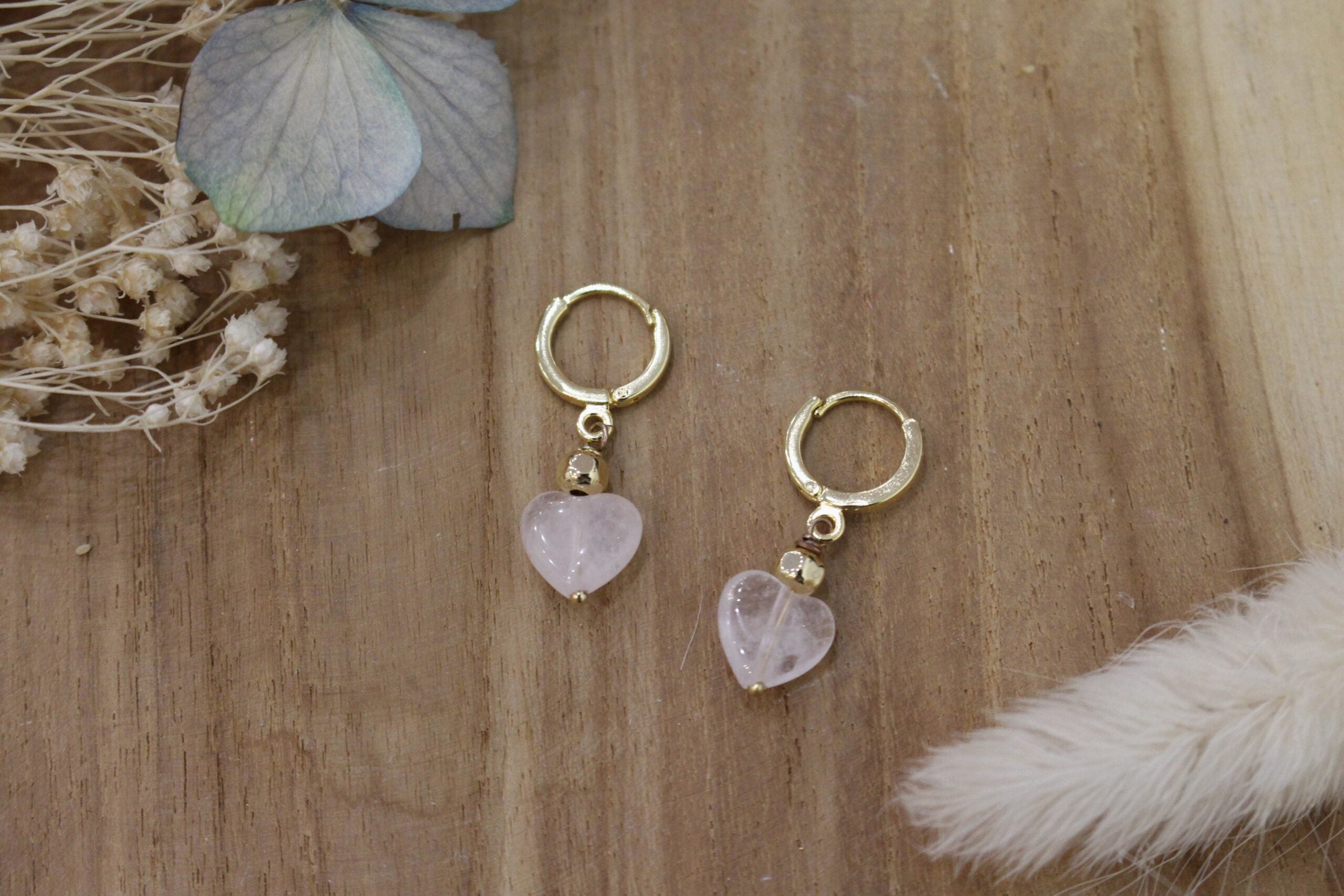 boucles d'oreilles pour femme dorées