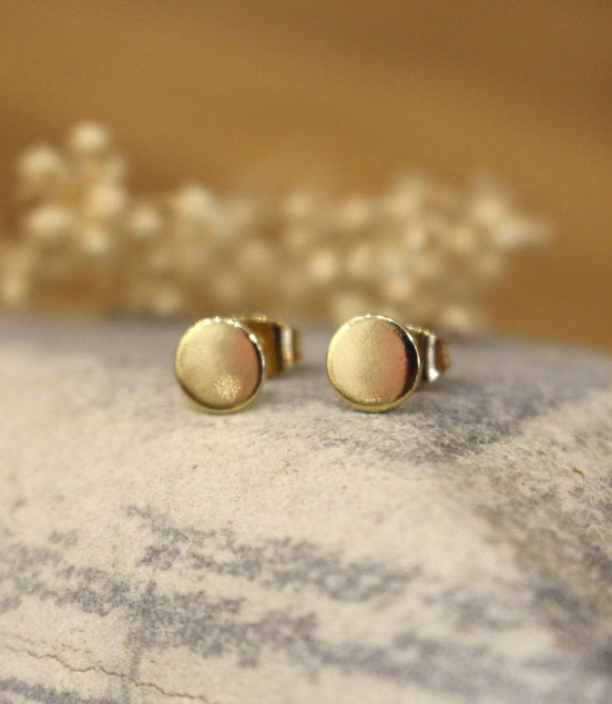 boucles d'oreilles pour femme, en laiton doré