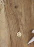 collier signe astrologique en laiton doré à l'or 24 carats, bijou pour femme
