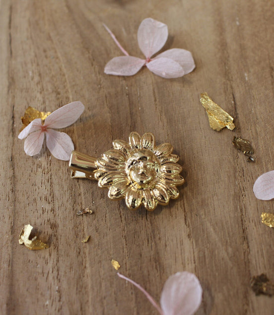 broche Roméo en laiton doré à l'or 24 carats