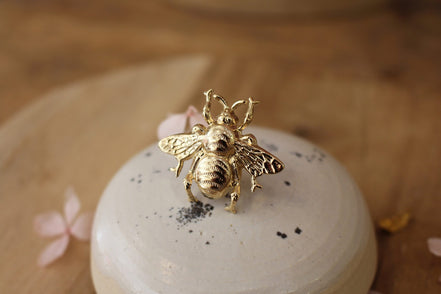 bague be en laiton doré, bijou pour femme