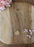collier pour femme, collection Roméo, en laiton doré et pierres naturelles