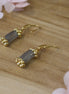 boucles d'oreilles labradorite bijou femme