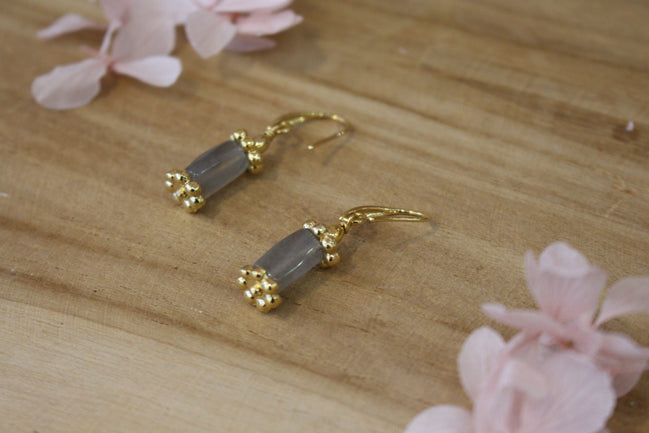 boucles d'oreilles labradorite bijou femme