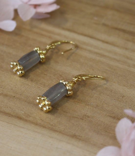 boucles d'oreilles labradorite bijou femme