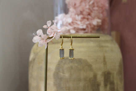 boucles d'oreilles labradorite bijou femme