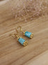 boucles d'oreilles amazonite bijou femme