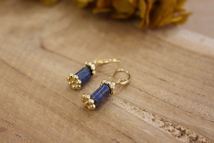 Boucles d'oreilles MAGIC lapis lazuli