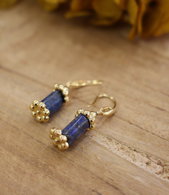 Boucles d'oreilles MAGIC lapis lazuli