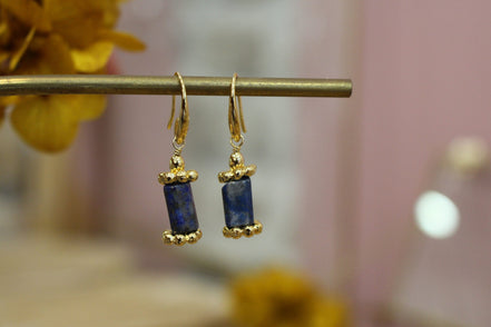 Boucles d'oreilles MAGIC lapis lazuli