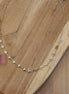 collier amoureuse chaine coeur et tourmalines