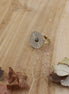 bague solaire plaqué or pyrite