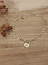 bracelet signe astro doré