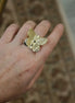 Bague doré papillon