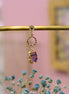 Mono boucle bijou femme idée cadeau améthyste