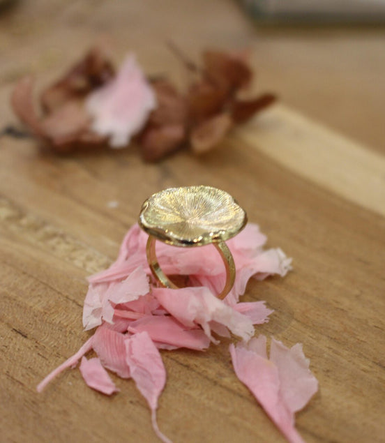 bague organique or