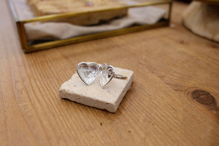 Bague médaillon Coeur