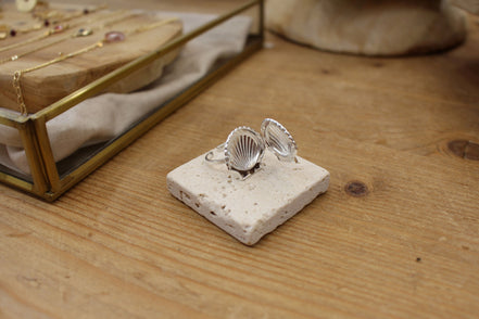 Bague CHEMIN ( boîte coquille st jaques )