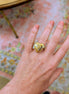Bague médaillon Coeur