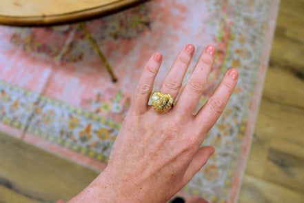 Bague médaillon Coeur