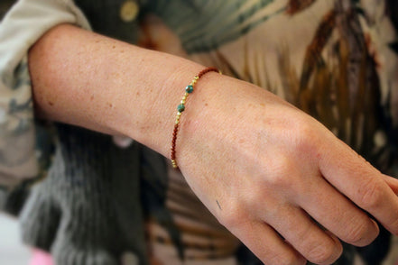 bijou de créateur bracelet pierres fines et précieuse