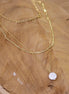 bijou fantaisie haut de gamme collier mariée doré et perle d'eau douce nacre