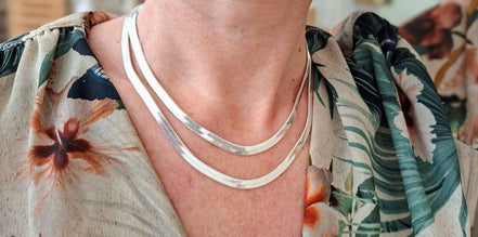 Collier RIVIÈRE argenté