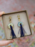 Boucles d'oreilles KORÉ - doré - terre d'encre
