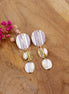 Boucles d'oreilles longues ECLIPSE SOLAIRE