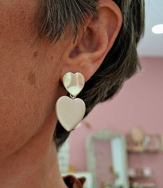 Boucles d'oreilles COUP DE CŒUR argenté
