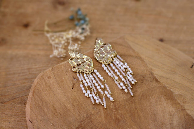 boucles d'oreilles bijou haute fantaisie fabriqué à la main en France