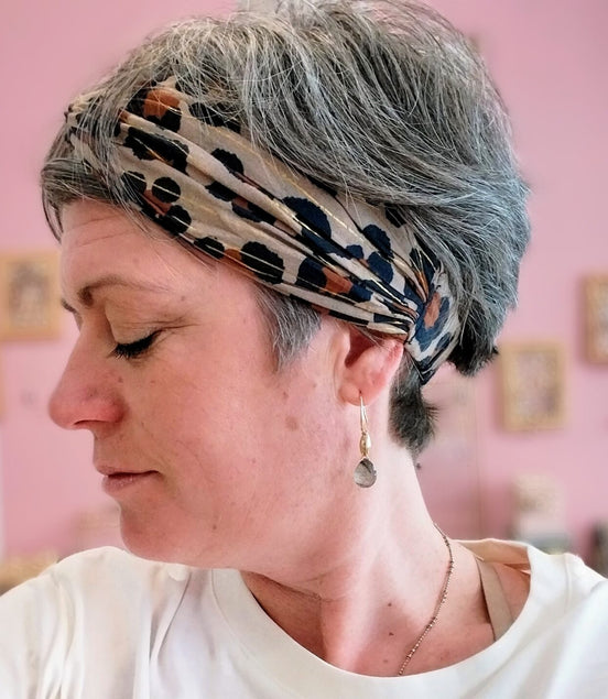 boucles d'oreilles dorées goutte phrénite épidote bijou femme