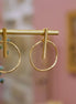 boucles d'oreilles dorées idée cadeau femme