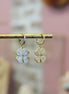 boucles d'oreilles pendantes s doré trèfle love life