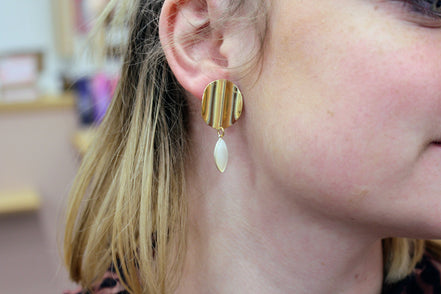 Boucles d'oreilles ECLIPSE AXIS lumière