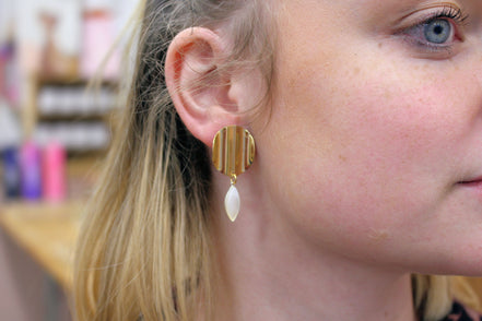 Boucles d'oreilles ECLIPSE AXIS lumière