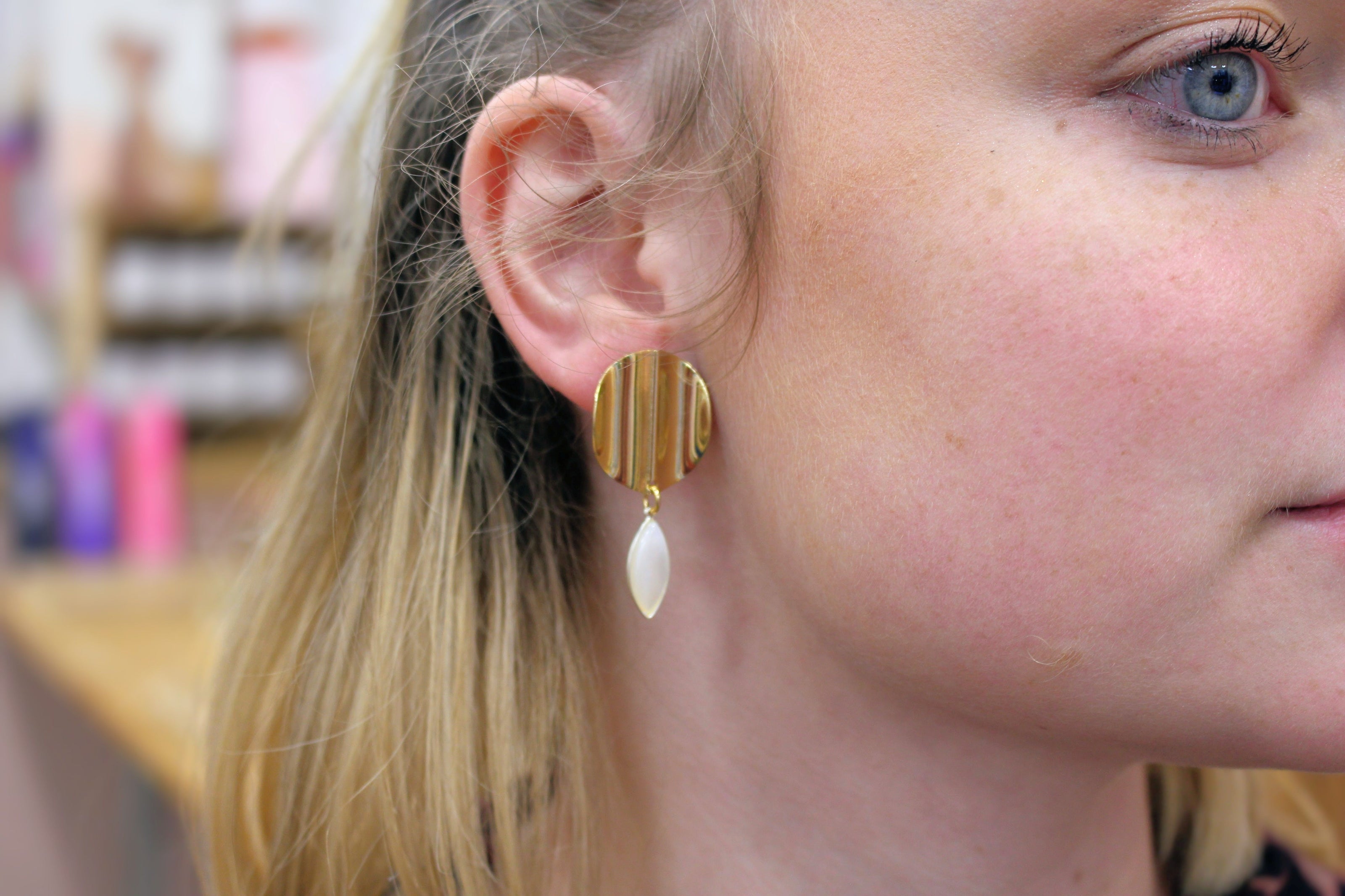 Boucles d'oreilles ECLIPSE AXIS lumière